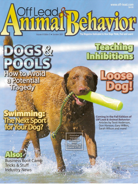 training magazine Off Lead